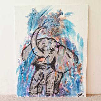 Schilderij Olifant20